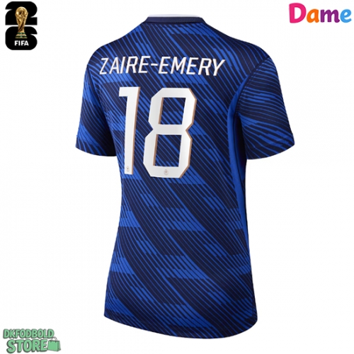 Frankrig Warren Zaire-Emery #18 Replika Hjemmebanetrøje Dame VM 2026 Kortærmet